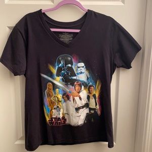 Star Wars t-shirt Disney XL Darth Vader Chewbacca